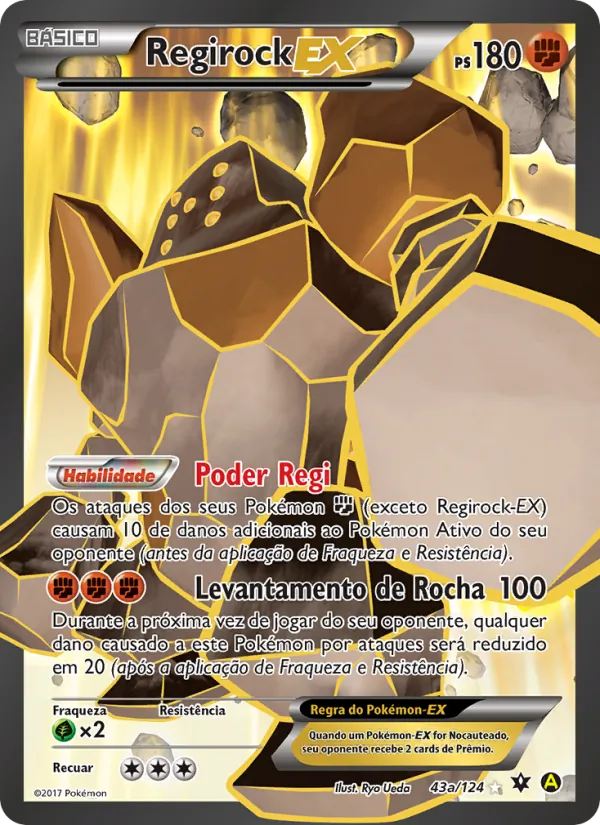 Regirock EX (Fates Collide #43/124)