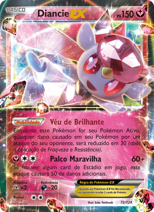 Diancie EX (Fates Collide #72/124)