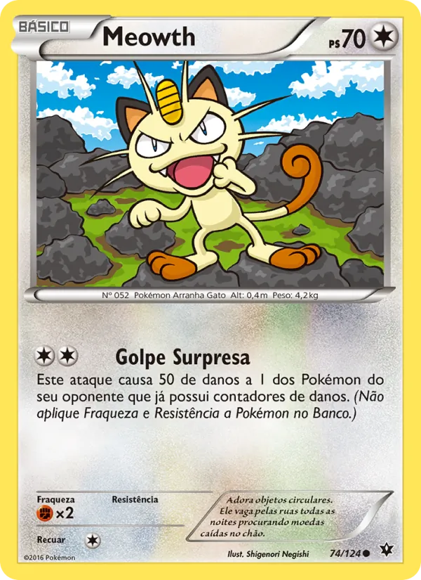 Meowth (Fates Collide #74/124)