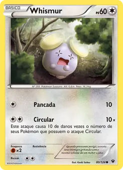 Whismur (Fates Collide #80/124)
