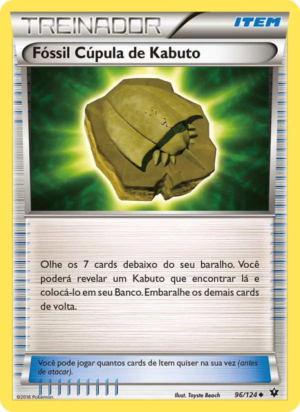 Fóssil Cúpula de Kabuto (Fates Collide #96/124)