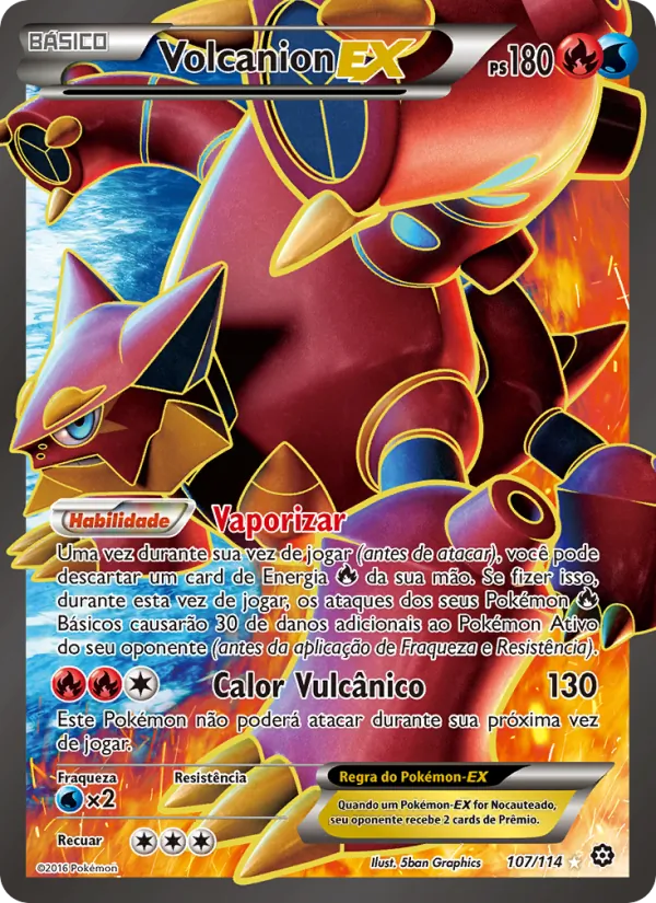 Volcanion EX (Steam Siege #107/114)