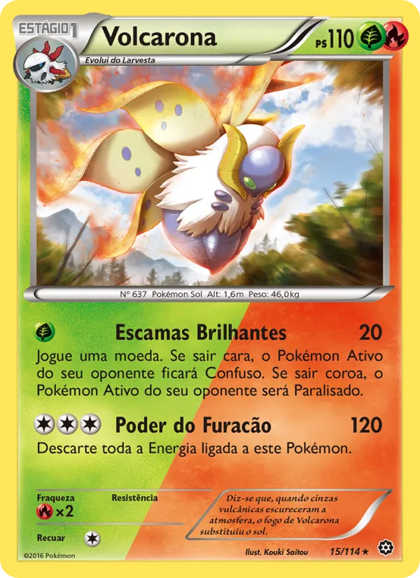Volcarona (Steam Siege #15/114)