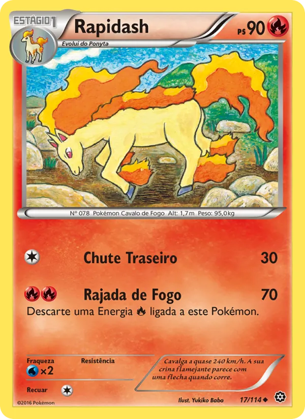 Rapidash (Steam Siege #17/114)