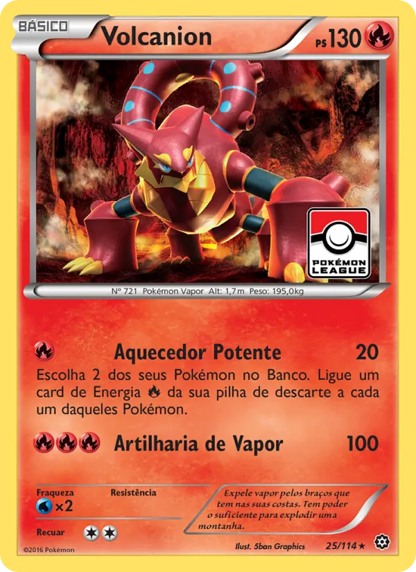 Volcanion (Steam Siege #25/114)