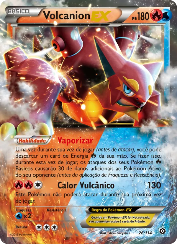Volcanion EX (Steam Siege #26/114)