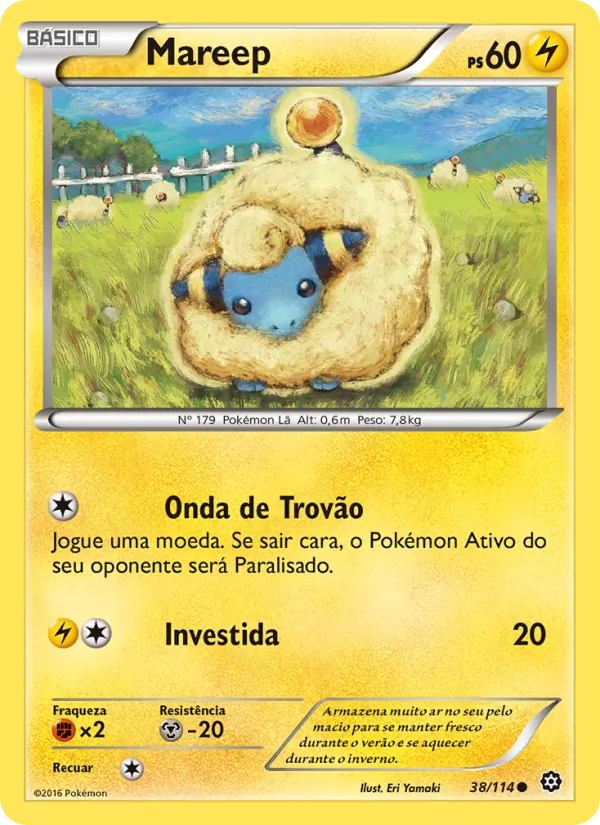 Mareep (Steam Siege #38/114)