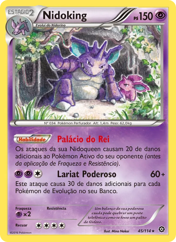 Nidoking (Steam Siege #45/114)