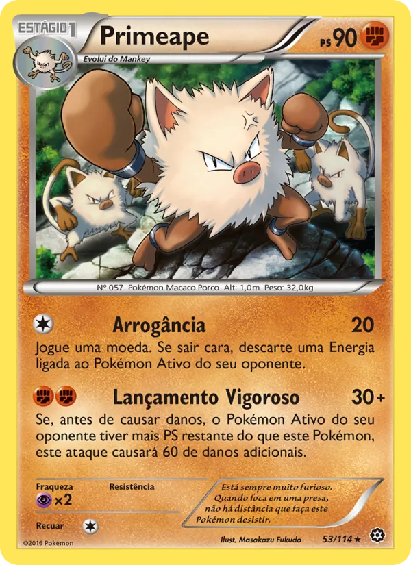 Primeape (Steam Siege #53/114)