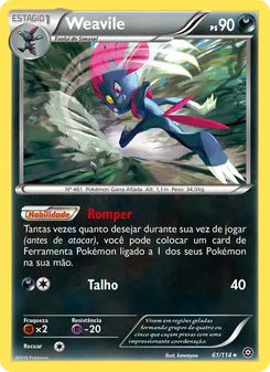 Weavile (Steam Siege #61/114)