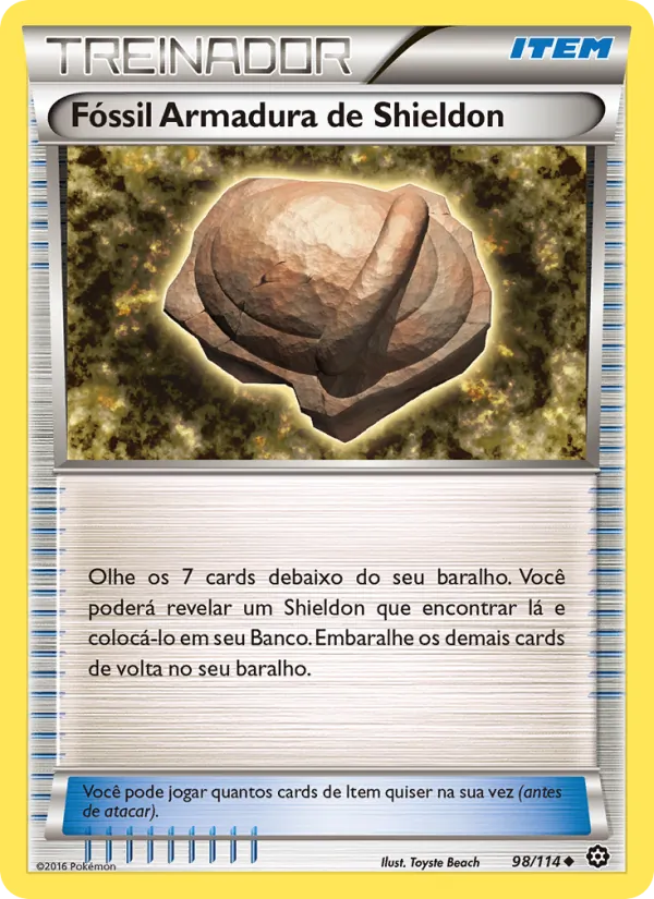 Fóssil Armadura de Shieldon (Steam Siege #98/114)