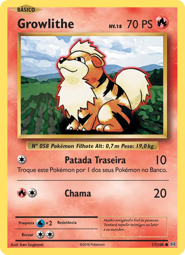 Growlithe (Evolutions #17/108)