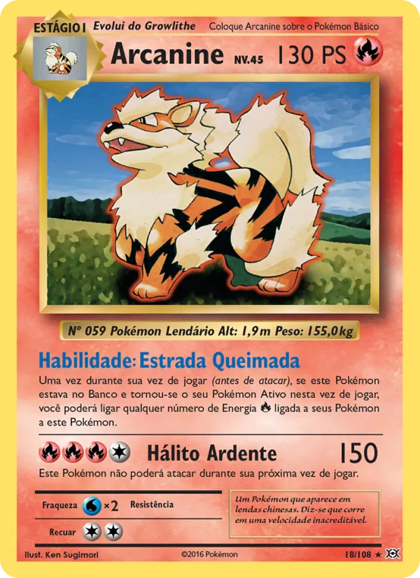 Arcanine (Evolutions #18/108)