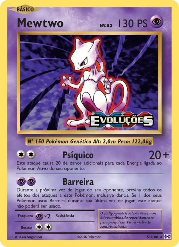 Mewtwo (Evolutions #51/108)