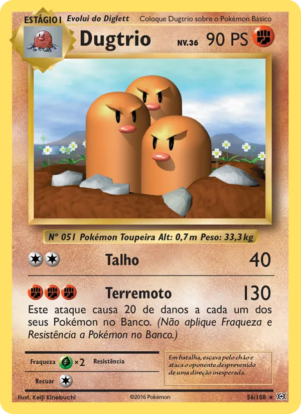 Dugtrio (Evolutions #56/108)
