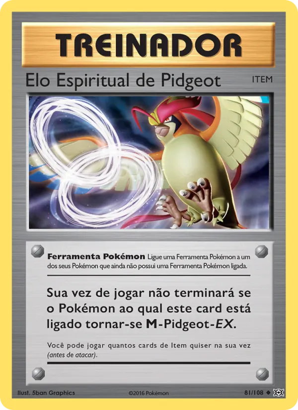 Elo Espiritual de Pidgeot (Evolutions #81/108)