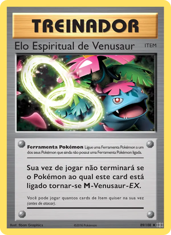 Elo Espiritual de Venusaur (Evolutions #89/108)