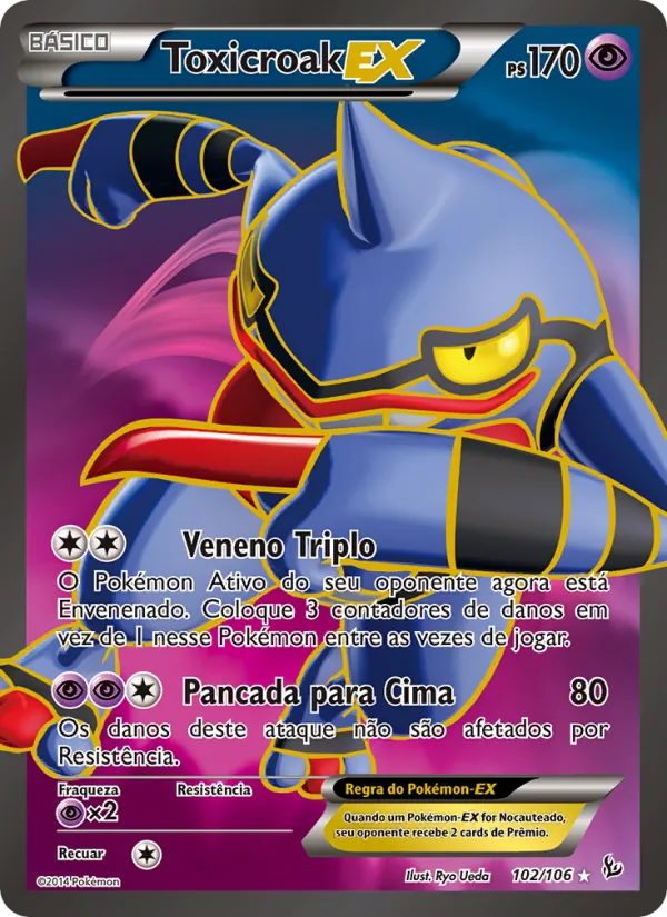 Toxicroak EX (Flashfire #102/106)