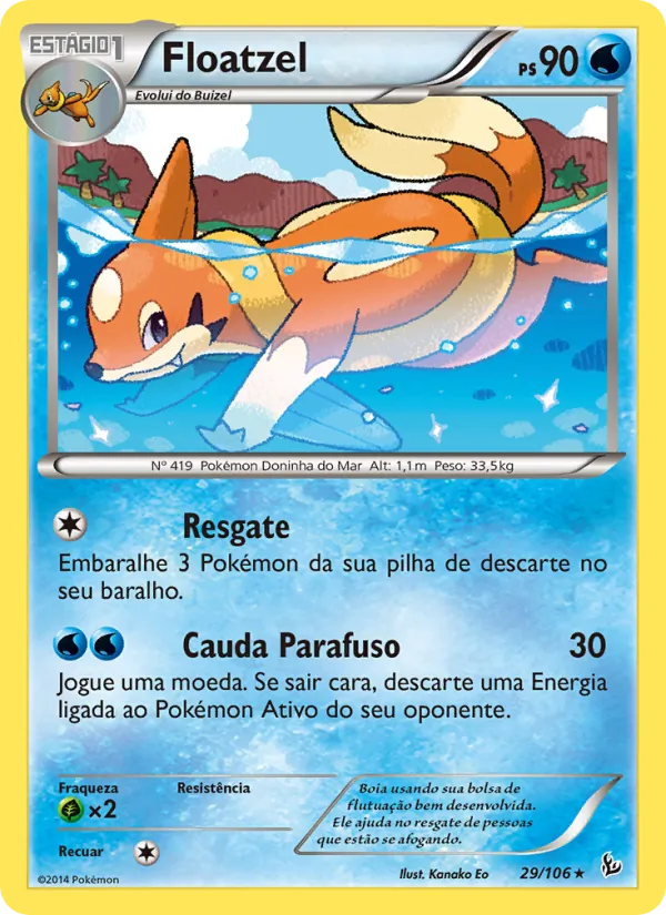 Floatzel (Flashfire #29/106)