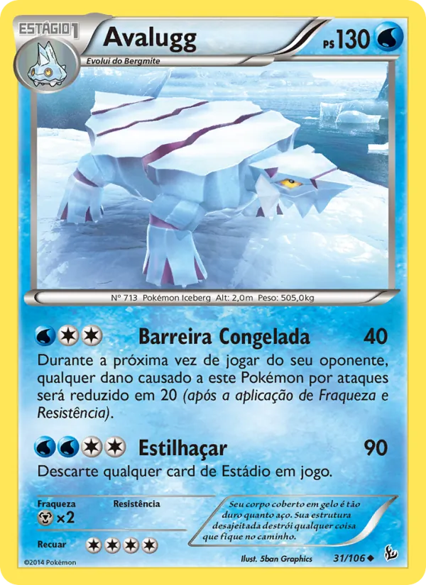 Avalugg (Flashfire #31/106)