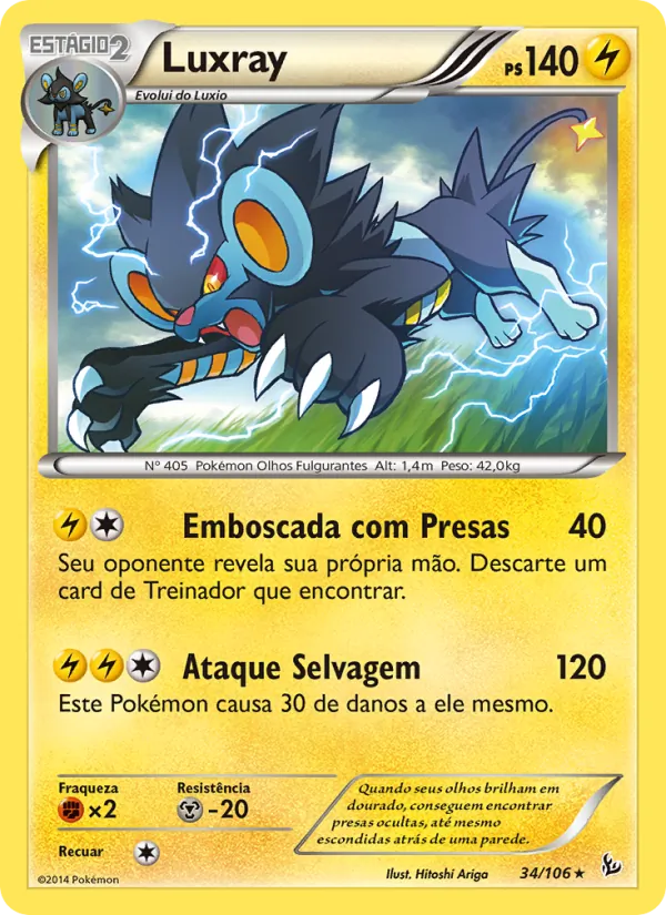 Luxray (Flashfire #34/106)