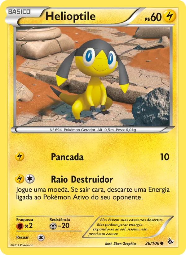 Helioptile (Flashfire #36/106)