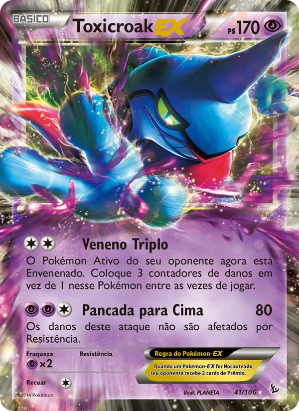 Toxicroak EX (Flashfire #41/106)