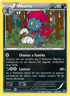 Weavile (Flashfire #52/106)