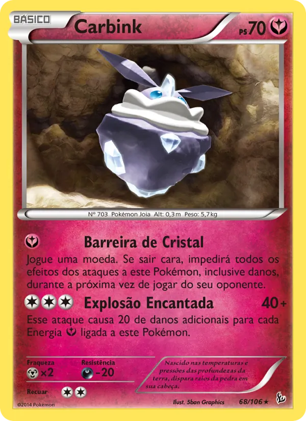Carbink (Flashfire #68/106)