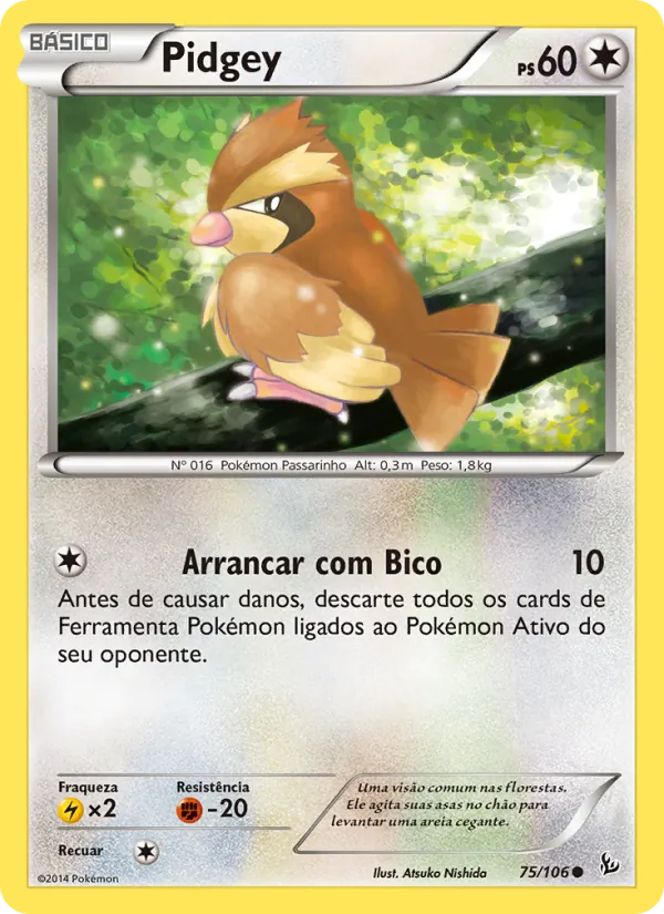 Pidgey (Flashfire #75/106)