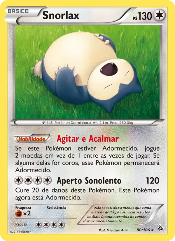 Snorlax (Flashfire #80/106)