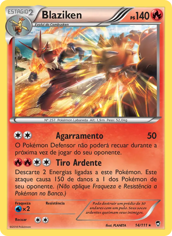 Blaziken (Furious Fists #14/111)