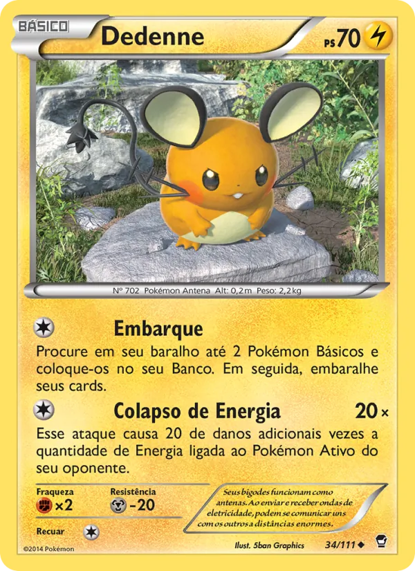 Dedenne (Furious Fists #34/111)