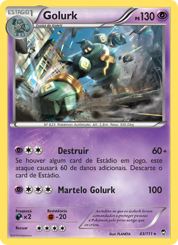 Golurk (Furious Fists #43/111)