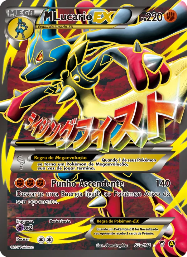 M-Lucario EX (Furious Fists #55a/111)