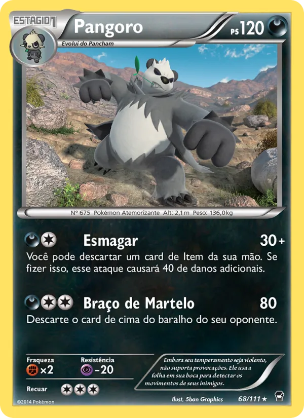 Pangoro (Furious Fists #68/111)