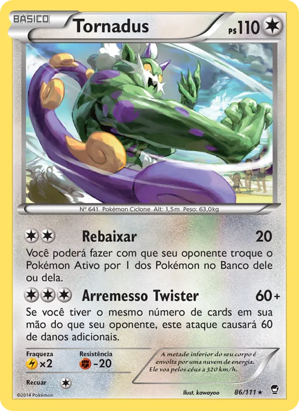 Tornadus (Furious Fists #86/111)