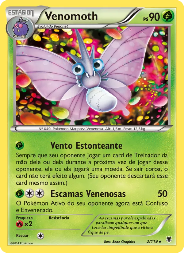 Venomoth (Phantom Forces #2/119)