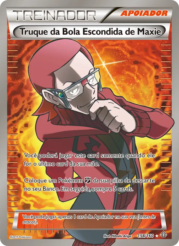 Truque da Bola Escondida de Maxie (Primal Clash #158/160)