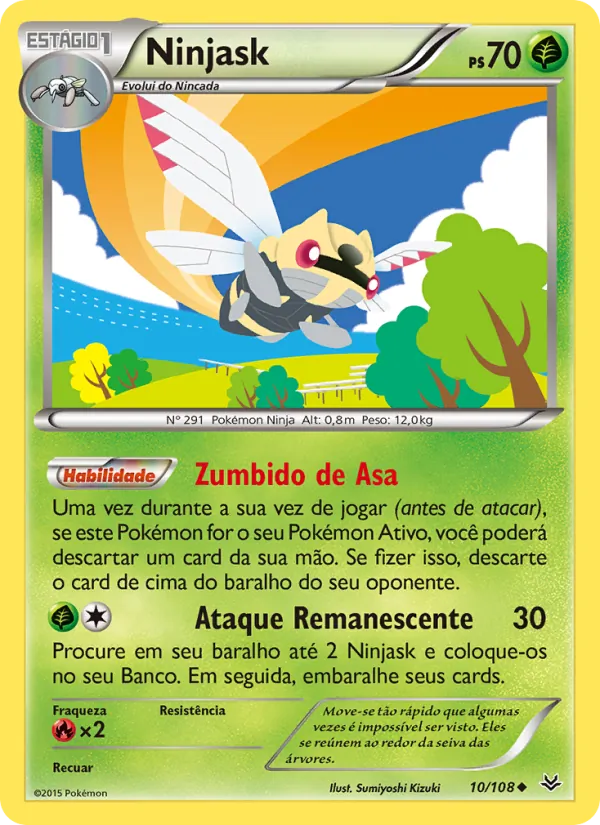 Ninjask (Roaring Skies #10/108)