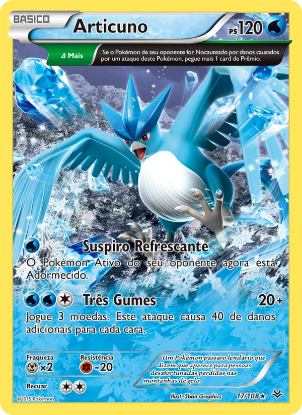 Articuno (Roaring Skies #17/108)