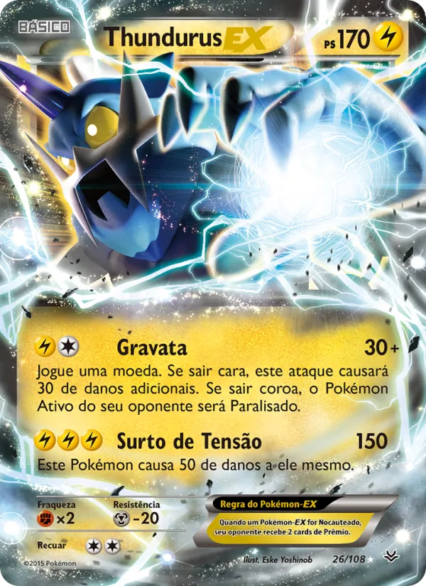 Thundurus EX (Roaring Skies #26/108)