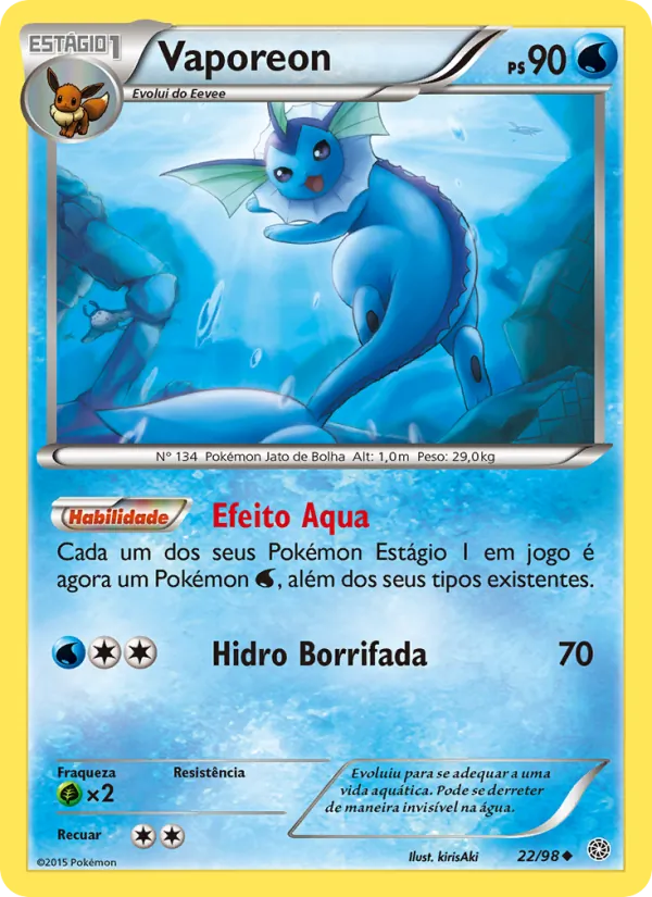 Vaporeon (Ancient Origins #22/98)