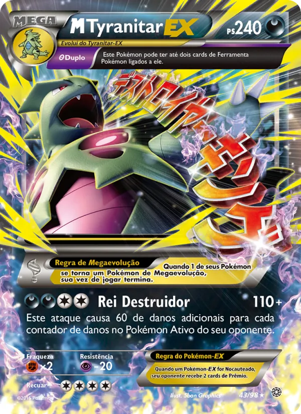 M-Tyranitar EX (Ancient Origins #43/98)