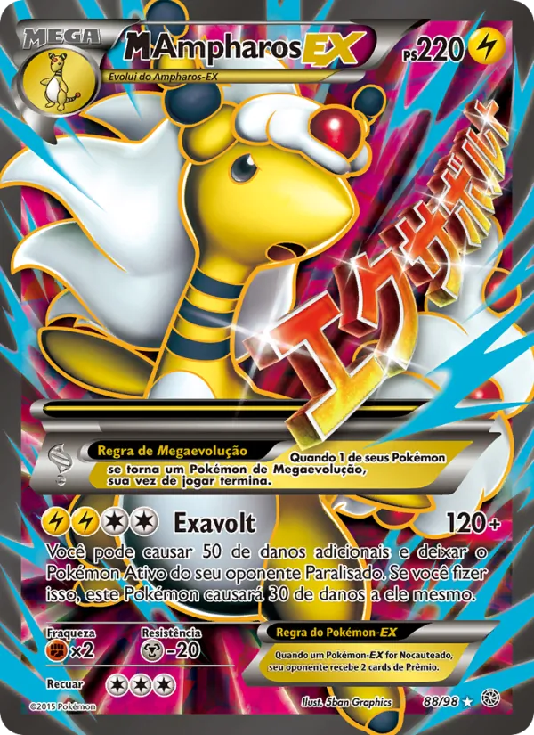 M-Ampharos EX (Ancient Origins #88/98)